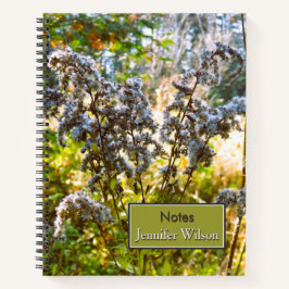 Personalisiertes HerbstWiesenbuch Notizbuch
