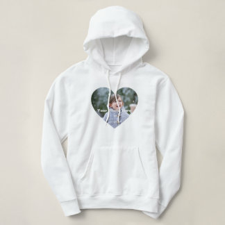 Personalisiertes Herz-Kreislauf-Foto Hoodie
