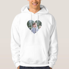 Personalisiertes Herz-Shaped Foto Männerhoodie Hoodie