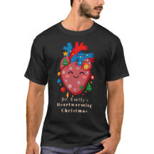 Personalisiertes Herz-Weihnachts-Arzt-Shirt
