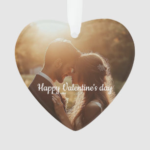 Personalisiertes Herzform Valentin Akrylornament Ornament