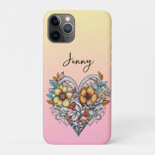Personalisiertes Herzherz Romantik Case-Mate iPhone Hülle