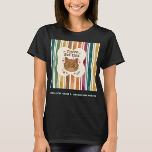 Personalisiertes High School Katzen T-Shirt