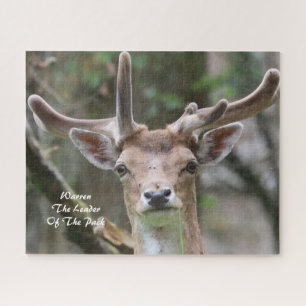 Personalisiertes Hirschgeweih-Jigsaw-Puzzle Puzzle
