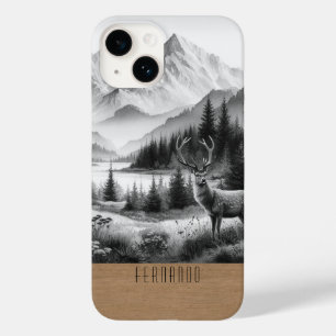 Personalisiertes Hirschtelefon, Geschenk für Ihn Case-Mate iPhone 14 Hülle