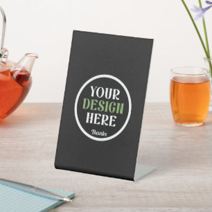 Personalisiertes Hochzeitsfeier-Design Sockelschild