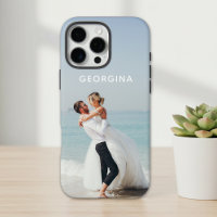 Personalisiertes Hochzeitsfoto mit Namen als Erinn