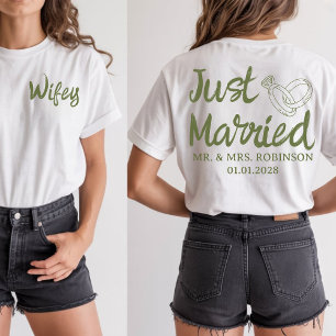Personalisiertes Hochzeitsgeschenk, Flitterwochen- T-Shirt