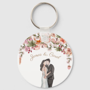Personalisiertes Hochzeitsgeschenk für die Hochzei Schlüsselanhänger