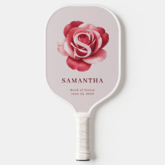 Personalisiertes Hochzeitsgeschenk Pickleball Name Schläger