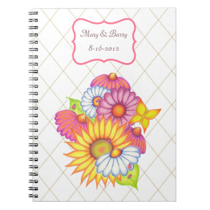 Personalisiertes HochzeitsNotebook Notizblock