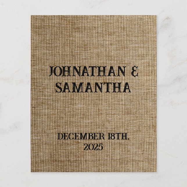 Personalisiertes Hochzeitspaziermuster Flyer (Vorne)