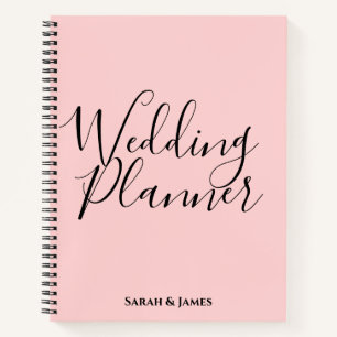Personalisiertes Hochzeitsplaner-Notebook Notizbuch