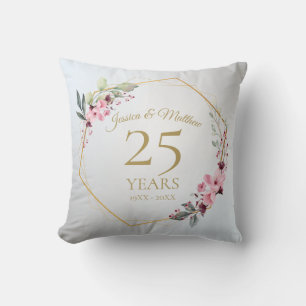 Personalisiertes Hochzeitstag-Geschenk Kissen