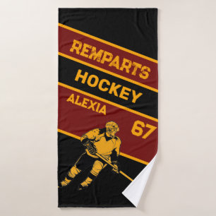 Personalisiertes Hockey-Badetuch Badehandtuch
