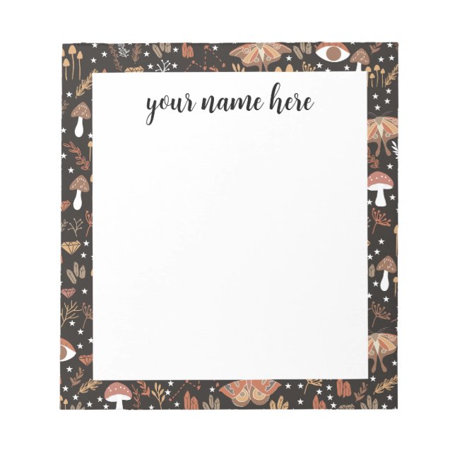 Personalisiertes Holz Notepad Notizblock (Vorderseite)