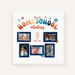 Personalisiertes Homeschool Foto Collage Scrapbook Notizbuch