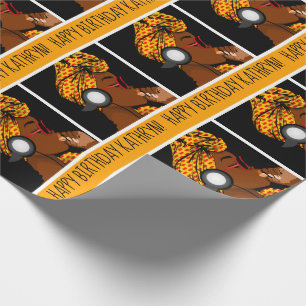 Personalisiertes Hören zu den Melodien Geschenkpapier