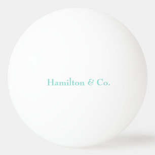 Personalisiertes Hübsches Blau Tischtennisball