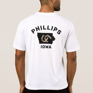 Personalisiertes Hufeisen Pitching Staat Karte T-Shirt