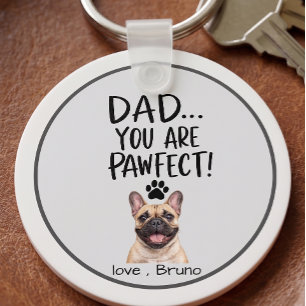 Personalisiertes Hund-Vater-Foto-Schlüsselanhänger Schlüsselanhänger