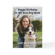 Personalisiertes Hunde-Foto Alles Gute zum Geburts
