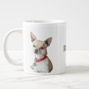Personalisiertes Hunde-Foto   Benutzerdefinierter  Jumbo-Tasse