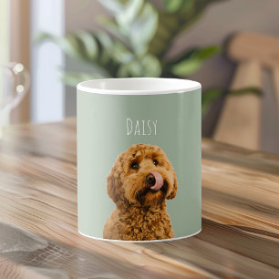 Personalisiertes Hunde-Foto   Benutzerdefinierter  Kaffeetasse