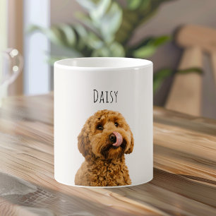 Personalisiertes Hunde-Foto Benutzerdefinierter Kaffeetasse