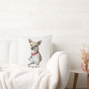 Personalisiertes Hunde-Foto Benutzerdefinierter Kissen
