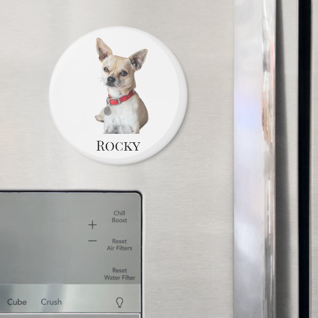 Personalisiertes Hunde-Foto | Benutzerdefinierter  Magnet (In Situ (Kühlschrank))