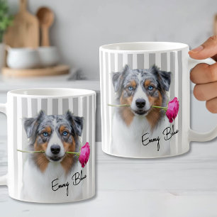 Personalisiertes Hunde-Foto für Haustierliebhaber Kaffeetasse