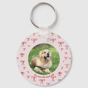 Personalisiertes Hunde-Foto-Schlüsselanhänger mit Schlüsselanhänger