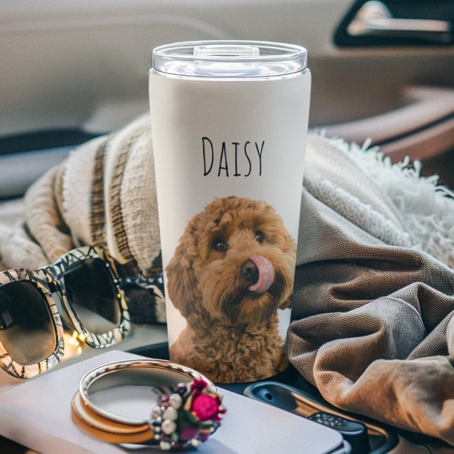 Personalisiertes Hunde-Foto  Thermobecher (Von Creator hochgeladen)