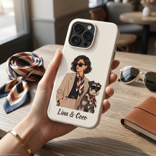 "Personalisiertes Hunde-Mama-Geschenk" "Benutzerde iPhone Hülle (Von Creator hochgeladen)