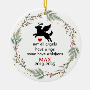 Personalisiertes Hunde-Memorial, Geschenk zur Ante Keramik Ornament