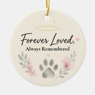 Personalisiertes Hunde-Memorial-Ornament Keramik Ornament
