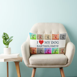 Personalisiertes Hunde-Pop-Art-Haustierliebhaber-G Lendenkissen