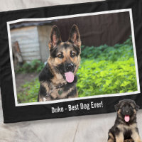 Personalisiertes Hundehund-Foto, Hundename