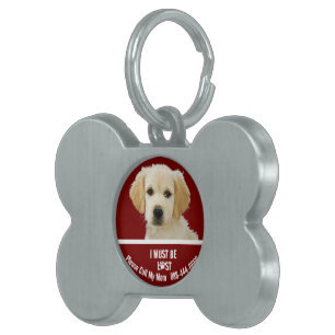 Personalisiertes Hundeknochen-Halsband Individue Tiermarke