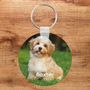 Personalisiertes Hundfoto für Liebhaber als Schlüs Schlüsselanhänger