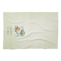 Personalisiertes Hydrangea-Küchentuch, individuell