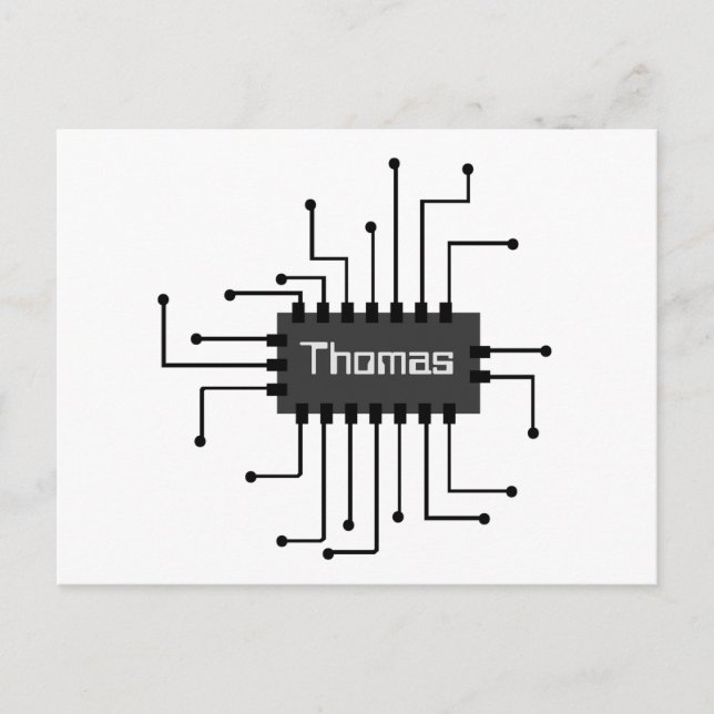 Personalisiertes IC-Chip-Image Postkarte (Vorderseite)