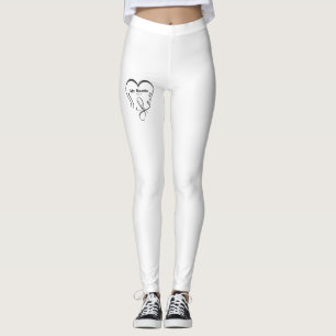 Personalisiertes Ich liebe meine beste Freundin • Leggings