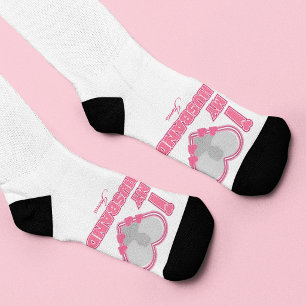Personalisiertes Ich liebe meine Frau – Name und F Socken