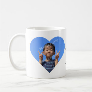 Personalisiertes Ich liebe Oma 2 Foto-Geschenk  Kaffeetasse