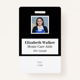 Personalisiertes ID-Foto-Abzeichen doppelseitig Ausweis