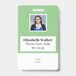 Personalisiertes ID-Foto-Abzeichen doppelseitig Ausweis