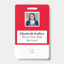 Personalisiertes ID-Foto-Abzeichen doppelseitig Ausweis