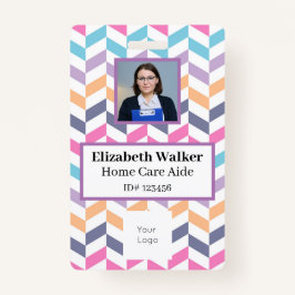 Personalisiertes ID-Foto-Abzeichen doppelseitig Ausweis